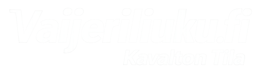 Vaijeriliuku.fi logo tummaan taustaan