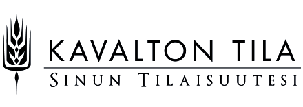 Kavalton Tila - Logo - Kokoukset ja juhlat - savusaunojen vuokraus Kaarina Piikkiö Turku, kokoustilat Kaarina, tykypäivä Turku